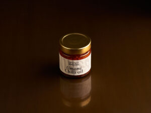 GP Dinings SW3 Umami Chilli Oil by Dinings SW3, Masaki’s secret crunchy recipe